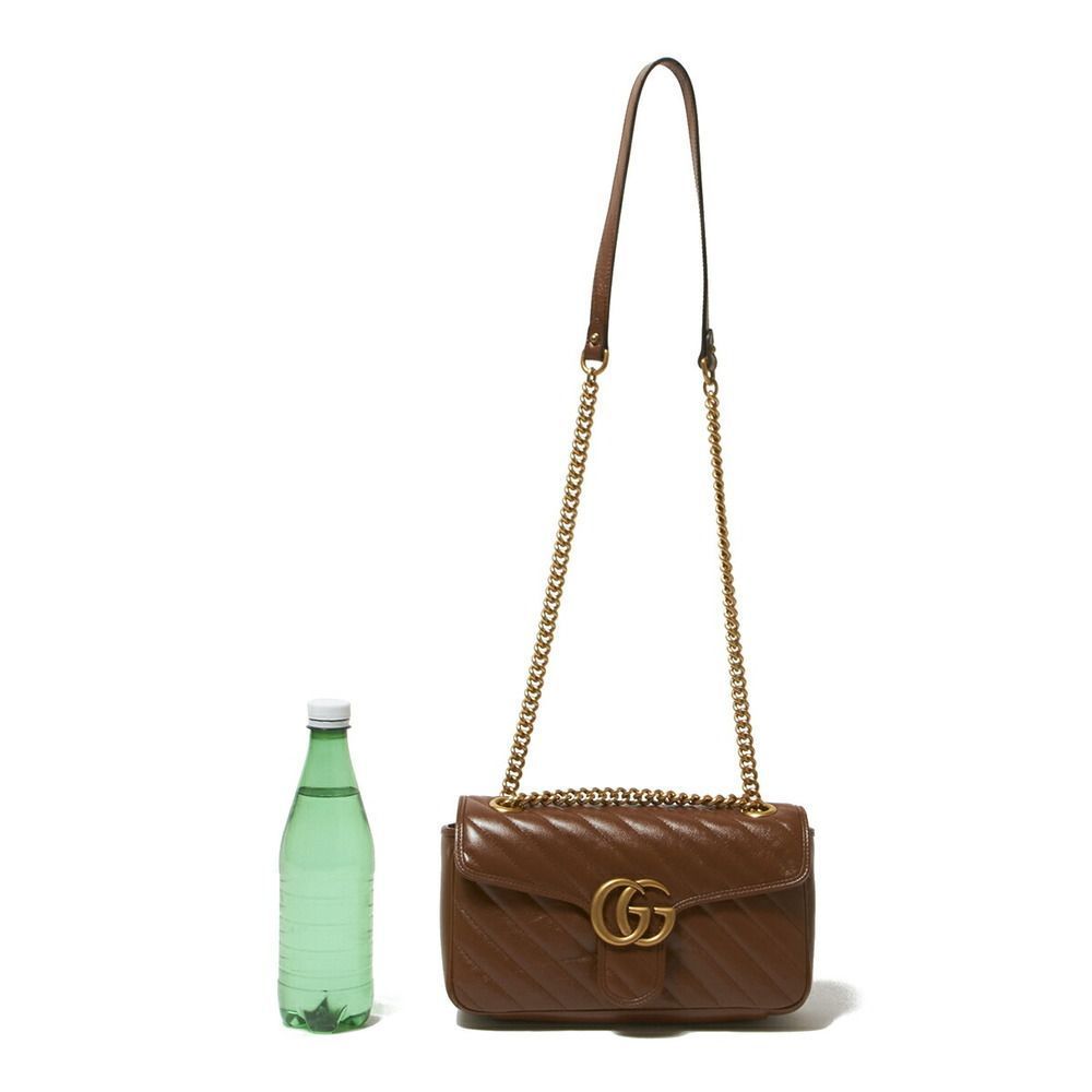 Gucci Crossbody Bag Brown GG Marmont - Picture 3 of 9